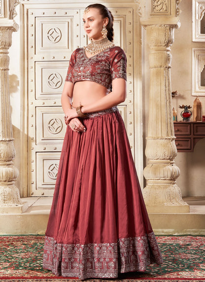 Diamond Net A - Line Lehenga - L2369