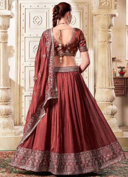 Diamond Net A - Line Lehenga - L2369