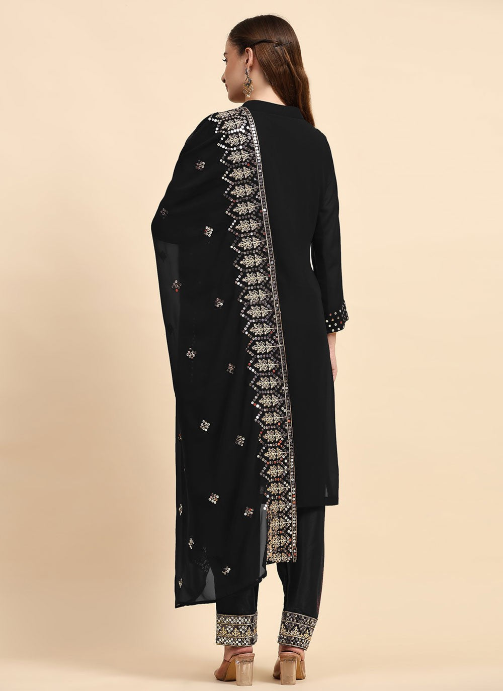 Faux Georgette Salwar Suit - T1503