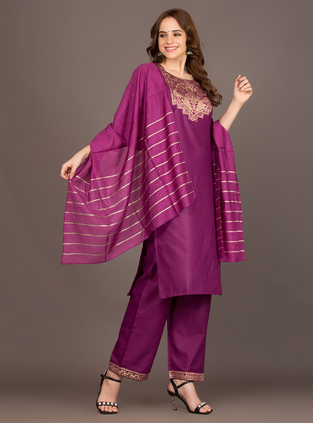 Cotton Salwar Suit - T1306