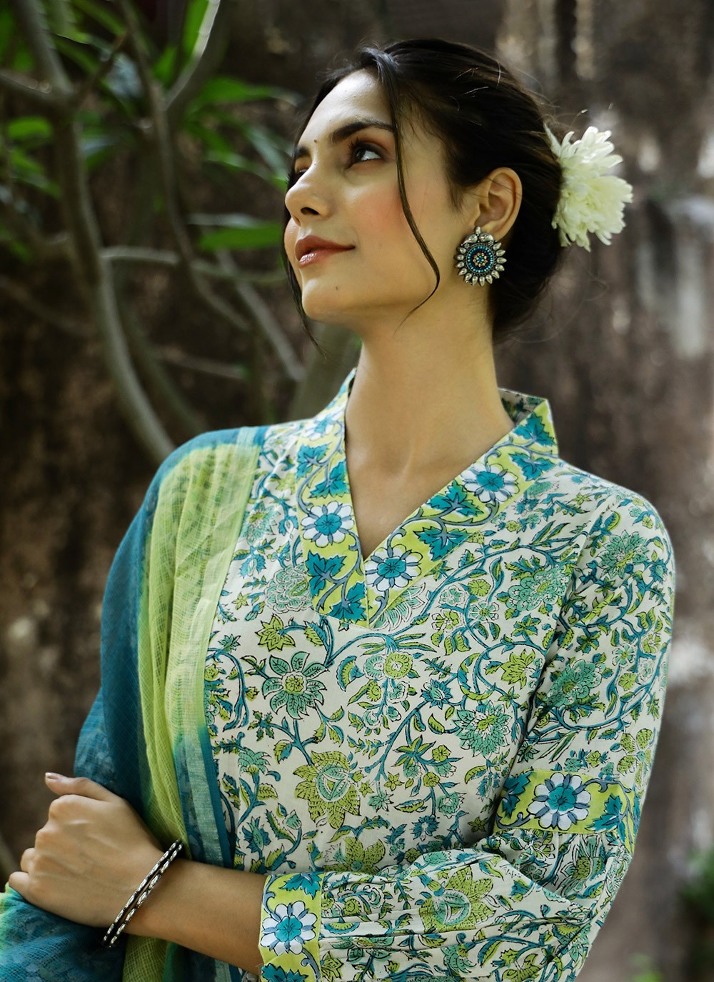 Archive Printed 316528 Sea Green T6752