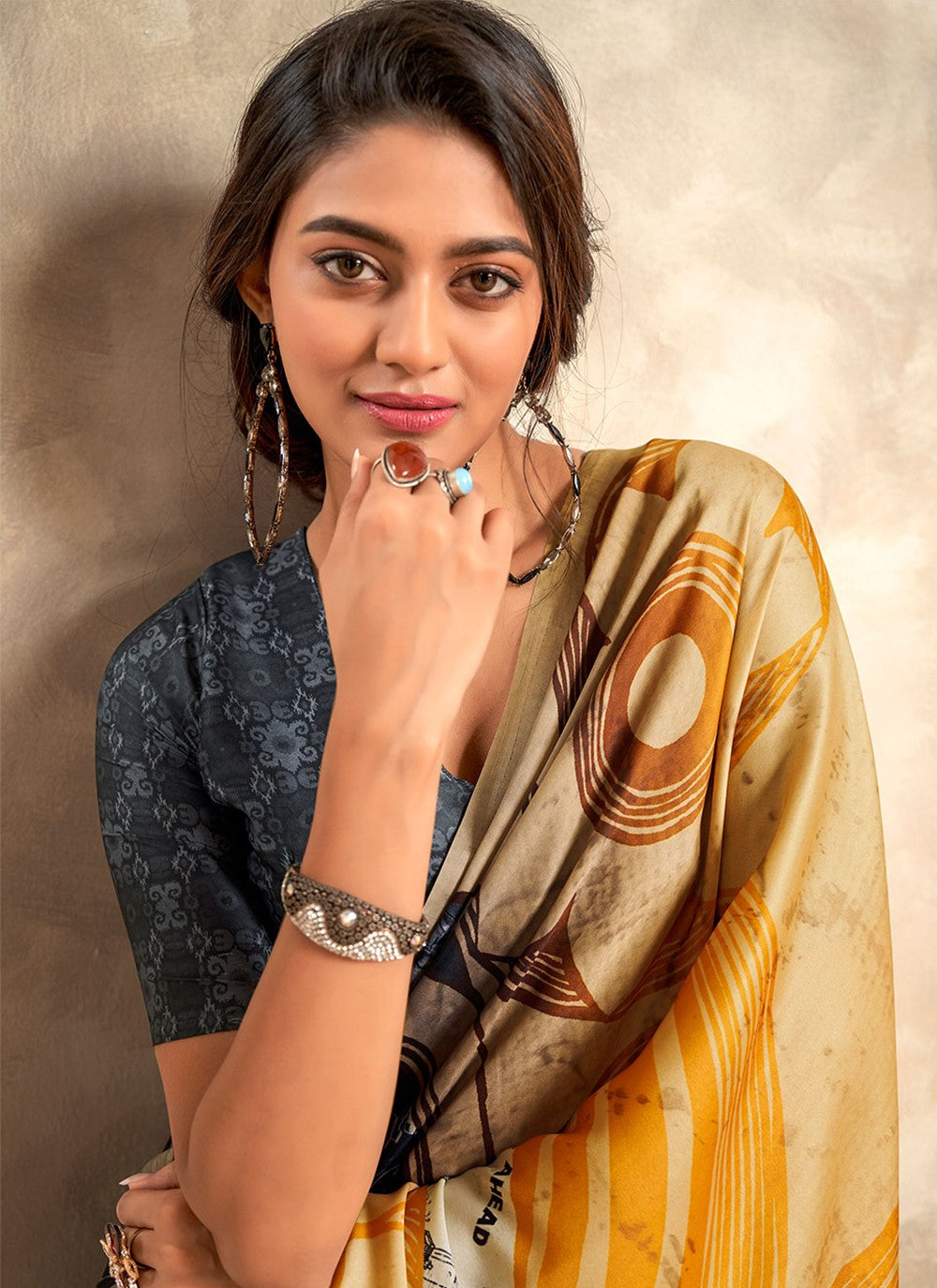 Classic Designer Satin Silk Saree - S5080