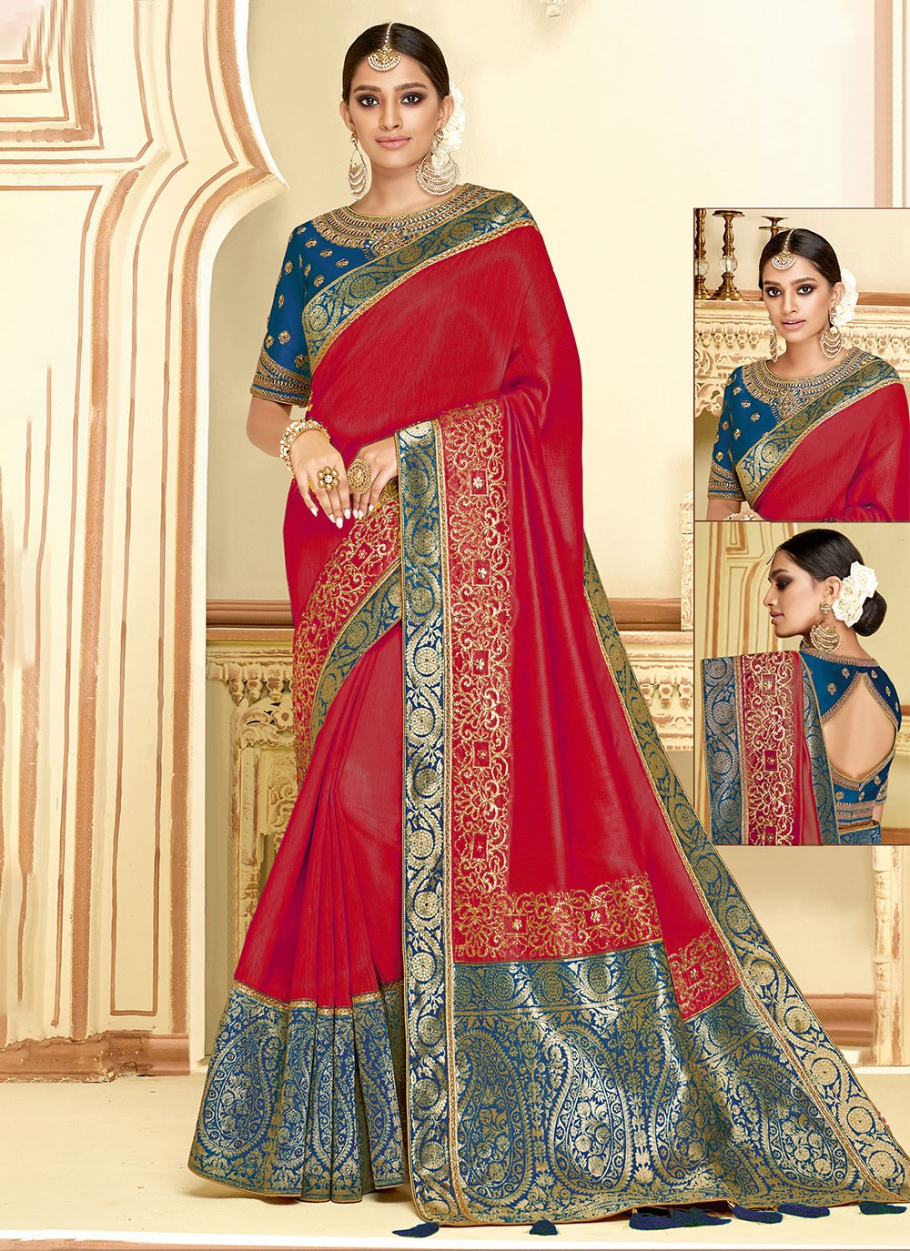 Trendy Cord Silk Saree - S4994