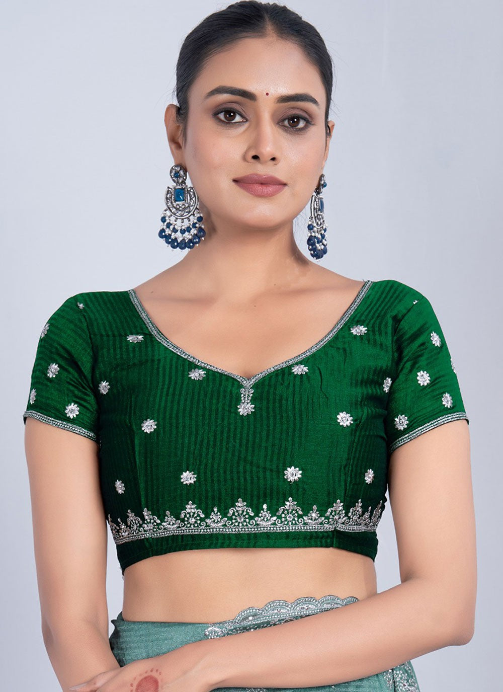 Classic Weaving Zari Rangoli Saree - S5711