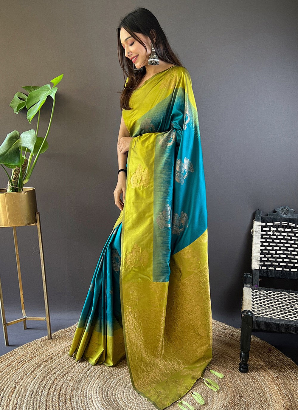 Traditional Woven Silk Saree - S7866