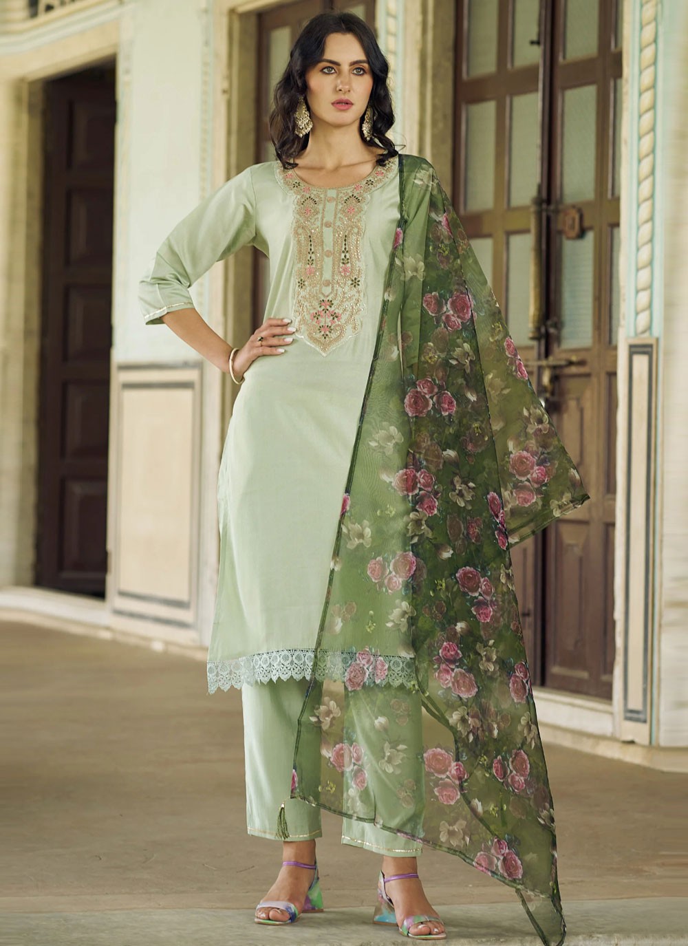 Rayon, Viscose Salwar Suit - T2791
