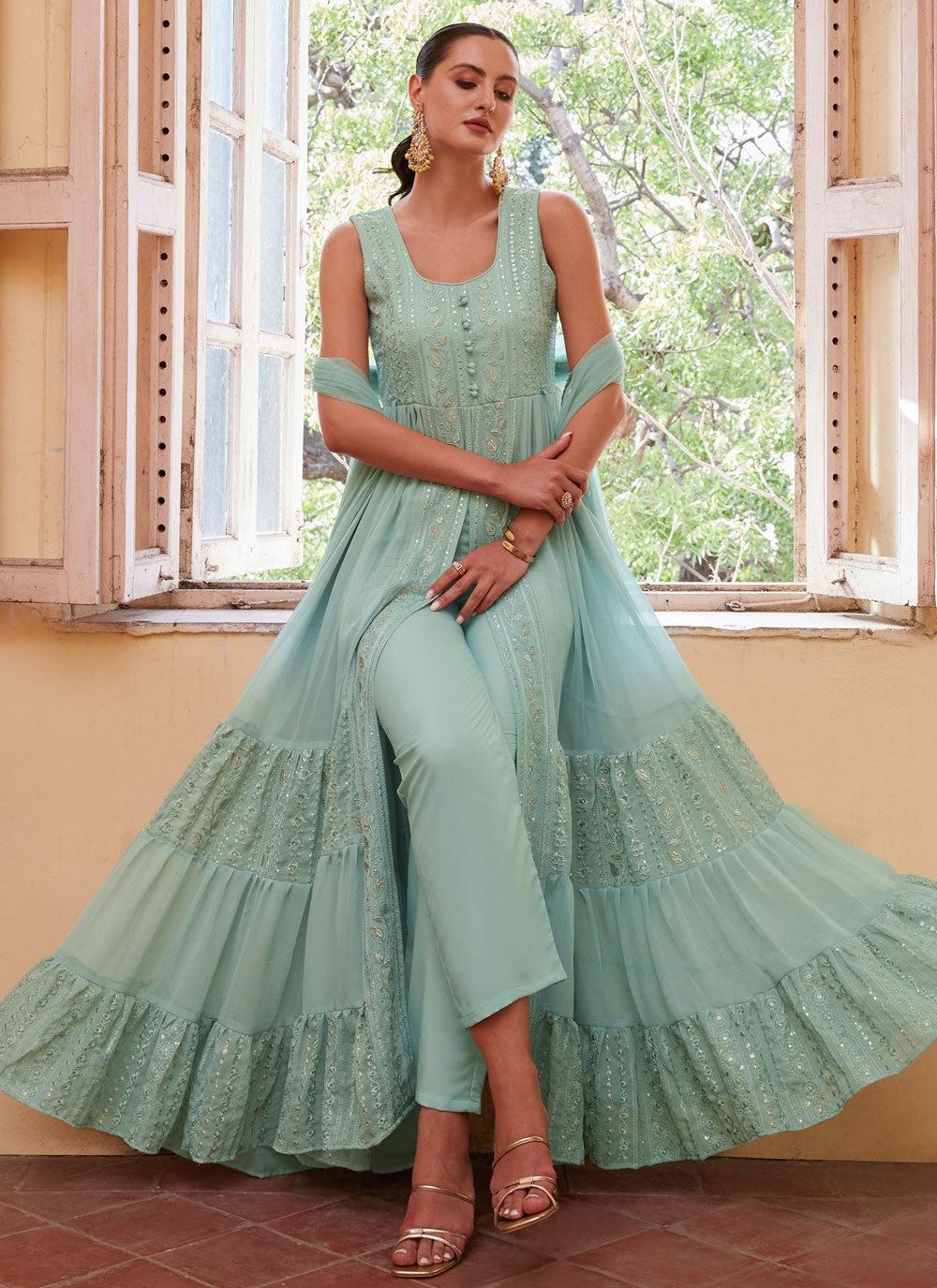 Georgette Salwar Suit - T2655