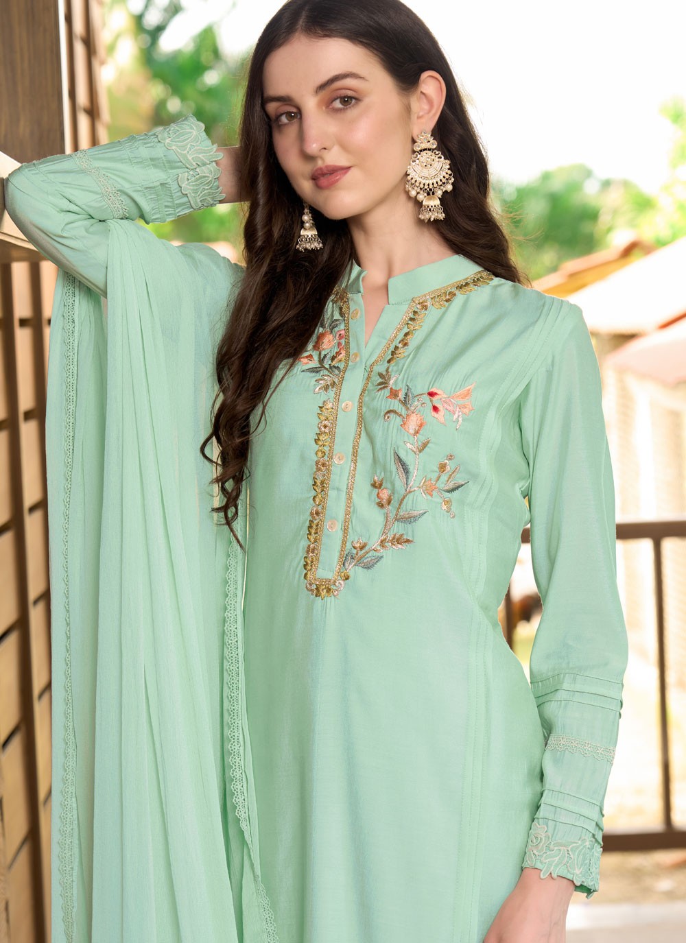 Art Silk Salwar Suit - T3746