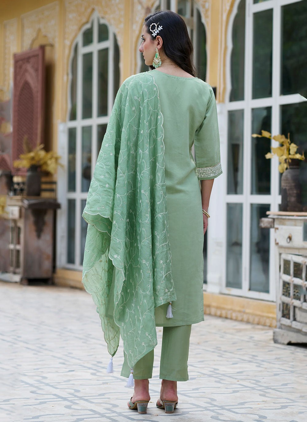 Silk Blend Salwar Suit - T2802