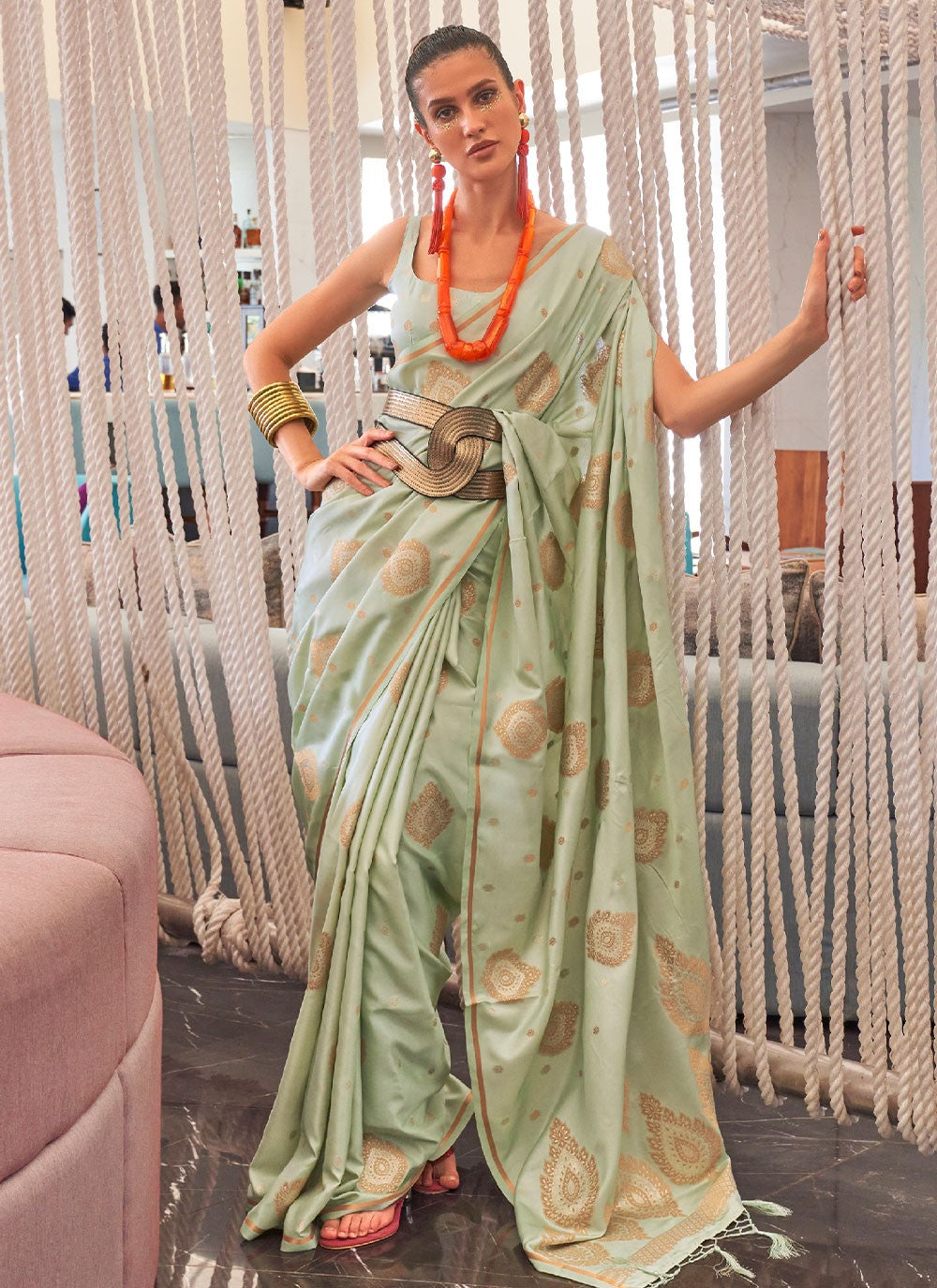 Classic Weaving Zari Silk Saree - S2458