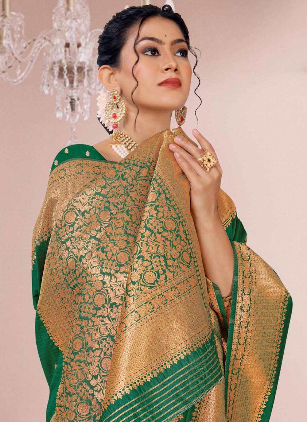Traditional Woven Silk Saree - S7350