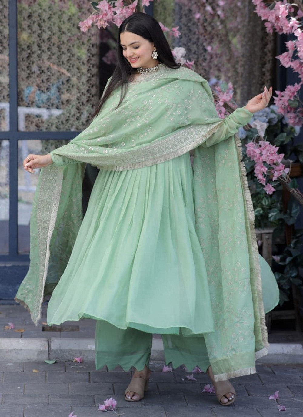 Silk Salwar Suit - T1162
