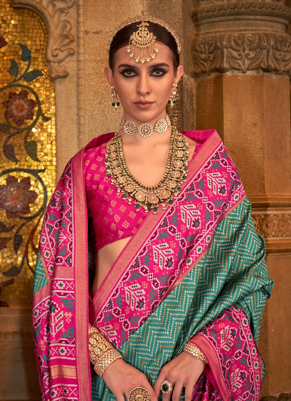 Classic Weaving Zari Banarasi Silk Saree - S3956
