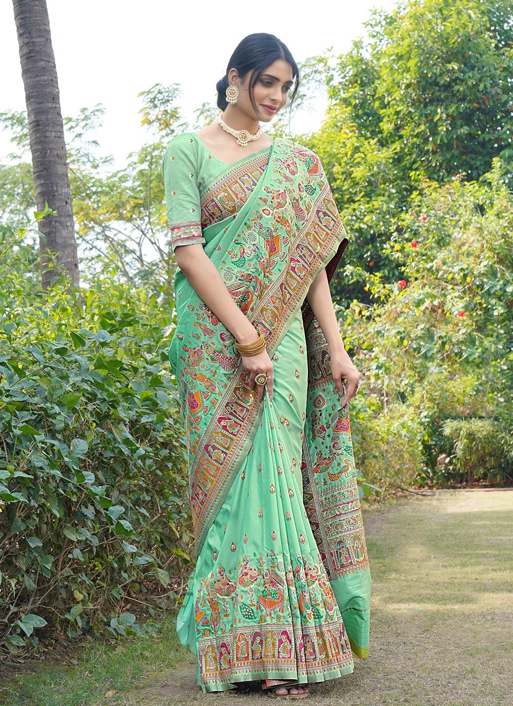 Traditional Weaving Zari Pure Silk Saree - S8496