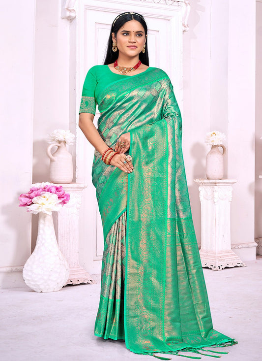 Classic Weaving Zari Silk Saree - S6824