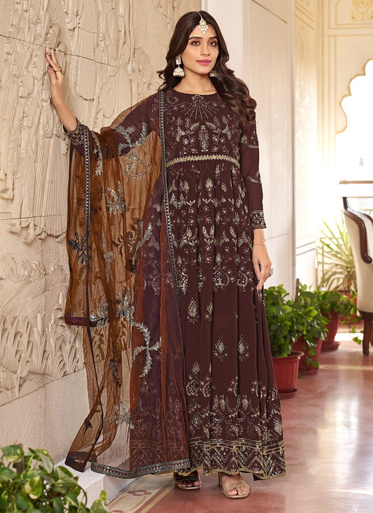 Faux Georgette Gown - G1312