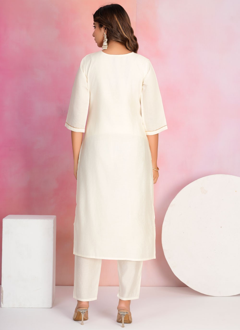 Archive Embroidered, Sequins 316791 White T6825