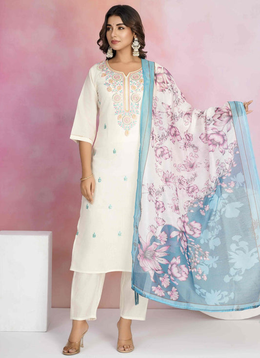 Archive Embroidered, Sequins 316791 White T6825