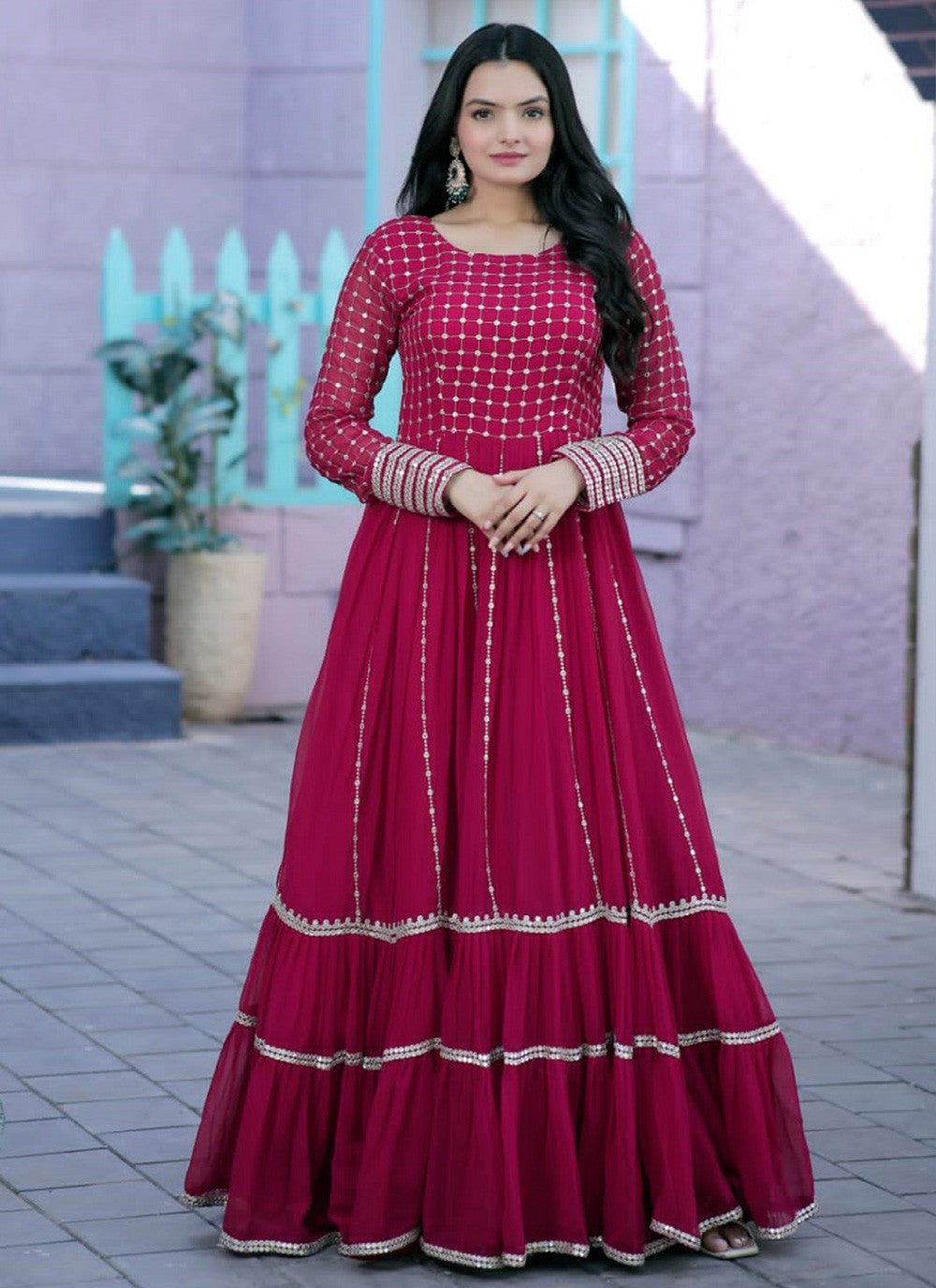 Georgette Gown - G1140