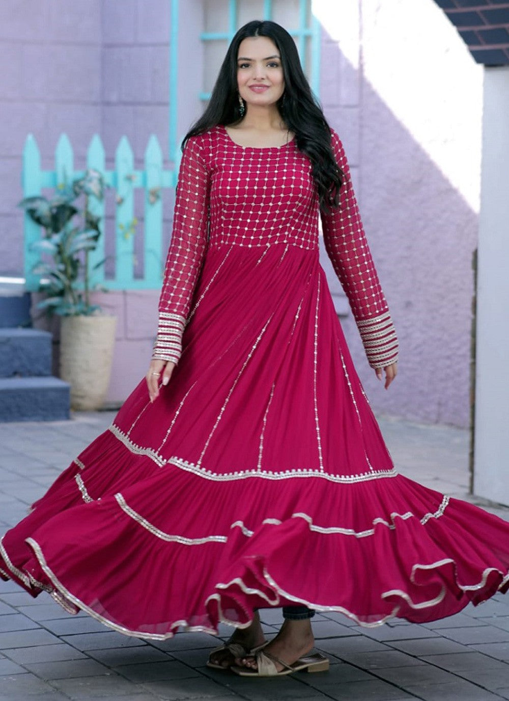 Georgette Gown - G1140