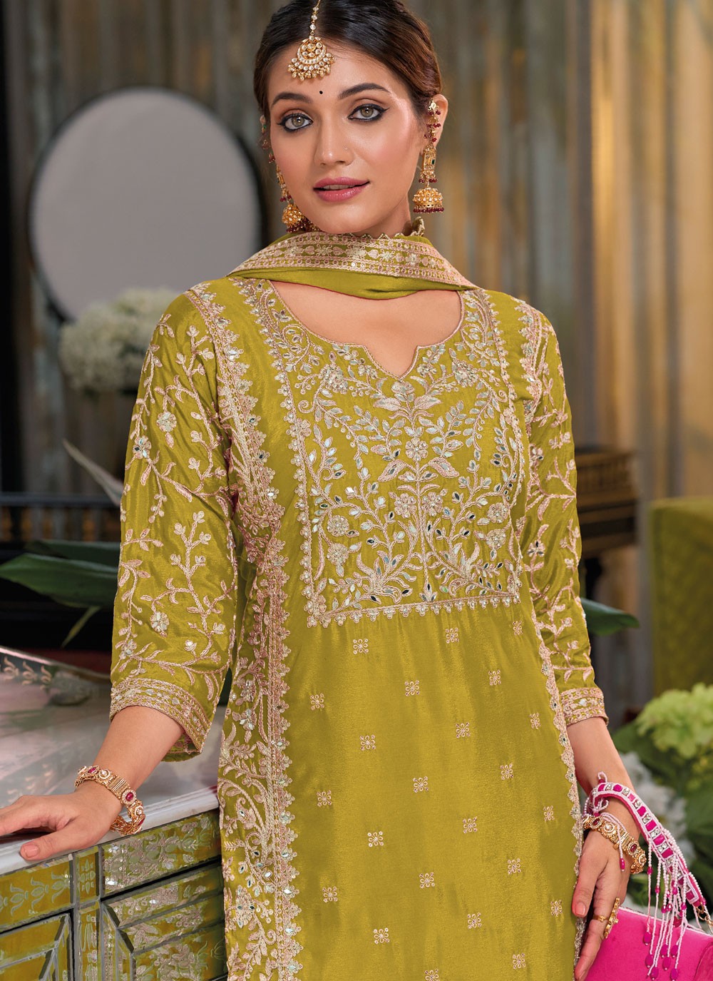 Chinon Salwar Suit - T4182