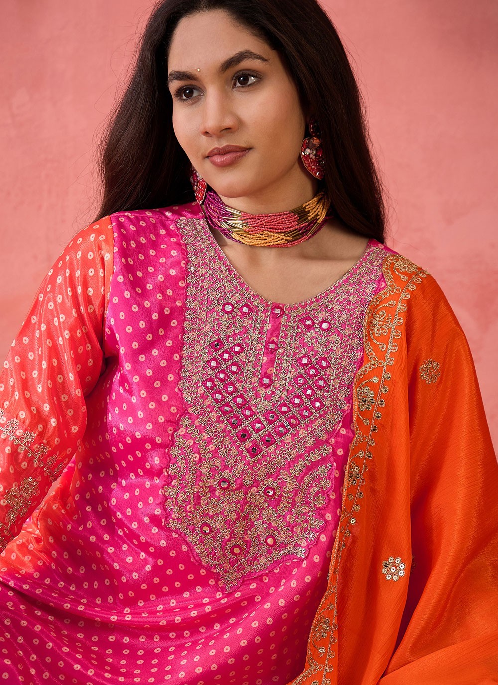 Archive Embroidered, Sequins, Zari 316808 Magenta T6835
