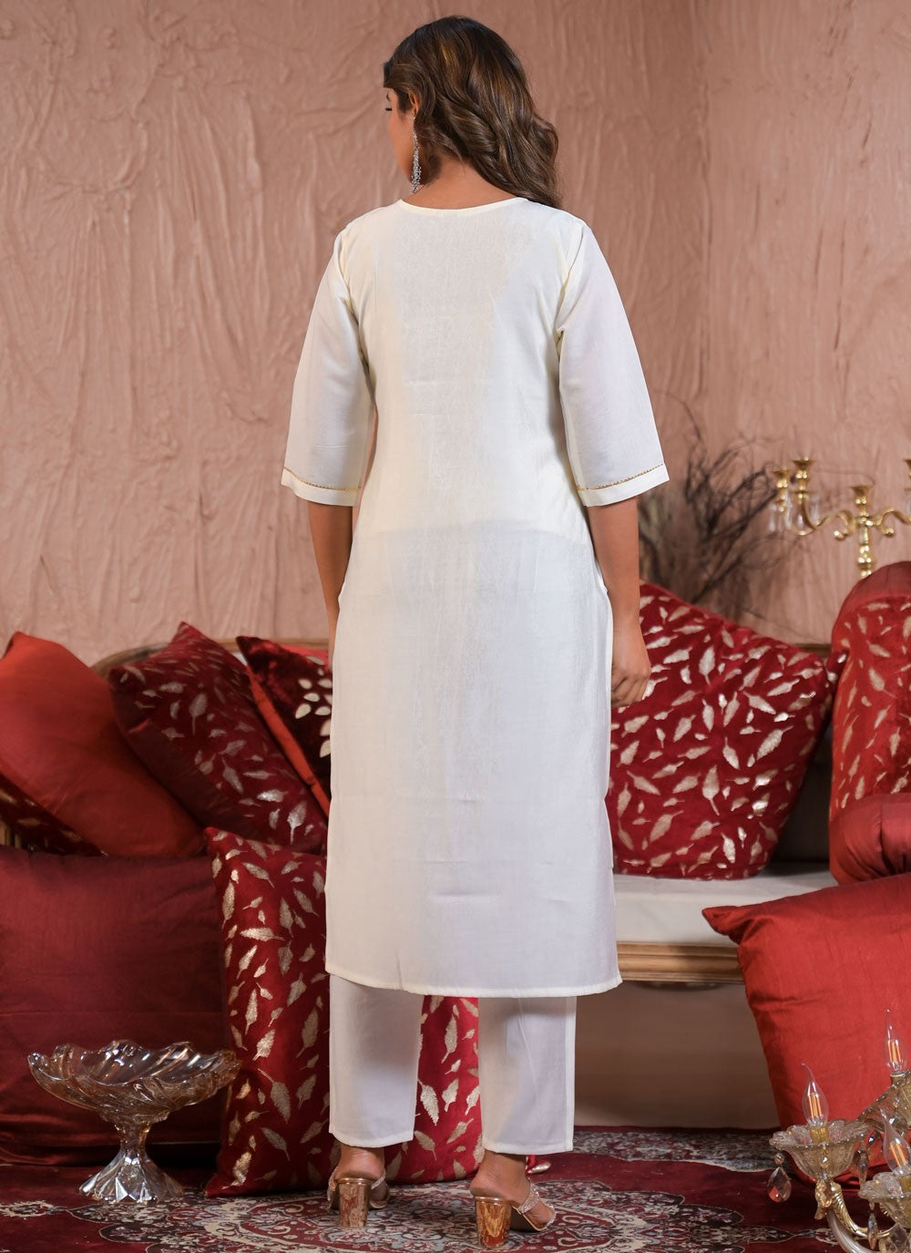 Archive Embroidered, Sequins 316790 White T6824