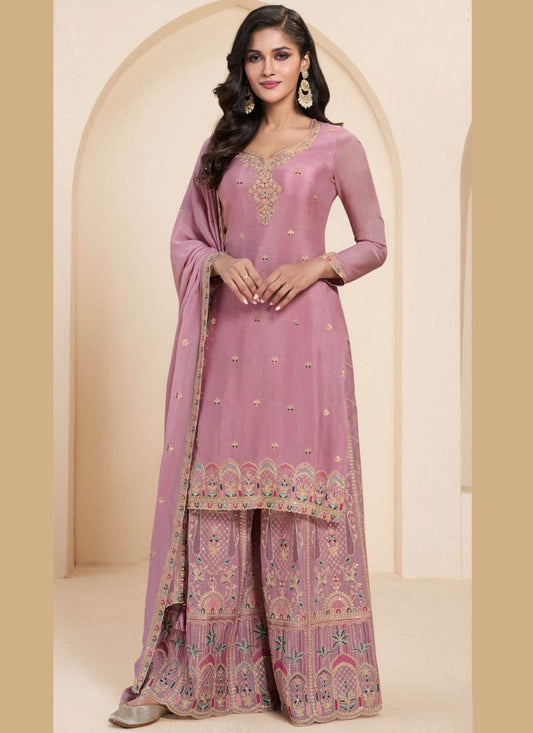 Archive Embroidered, Sequins, Thread, Zari 316387 Purple T6717