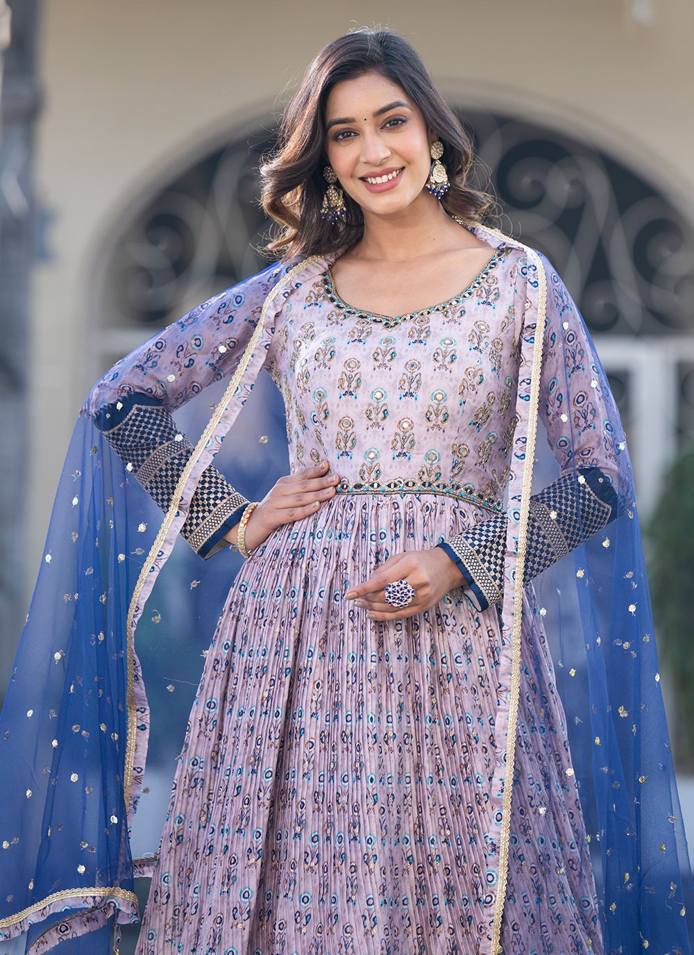 Georgette, Silk Gown - G1291