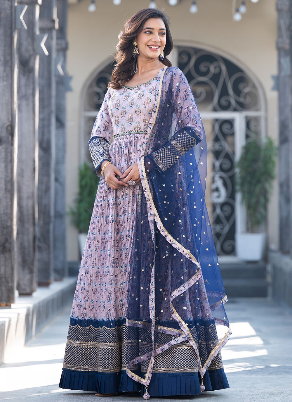 Georgette, Silk Gown - G1291