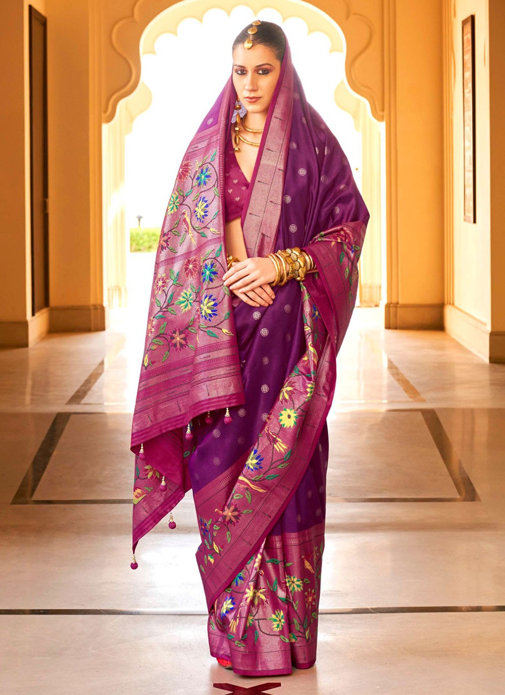 Casual Woven Silk Saree - S6088