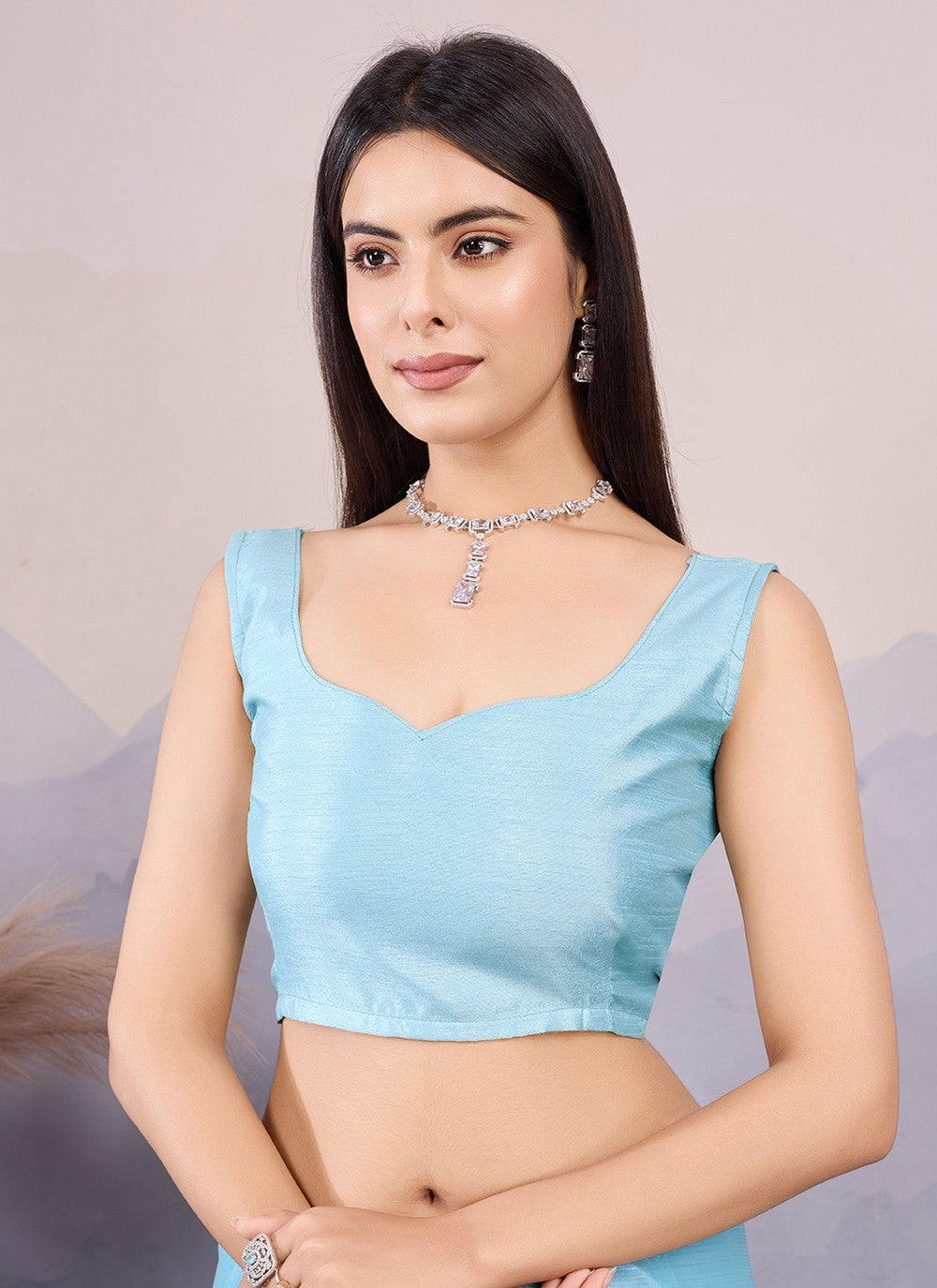 Classic Embroidered Silk Saree - S8532