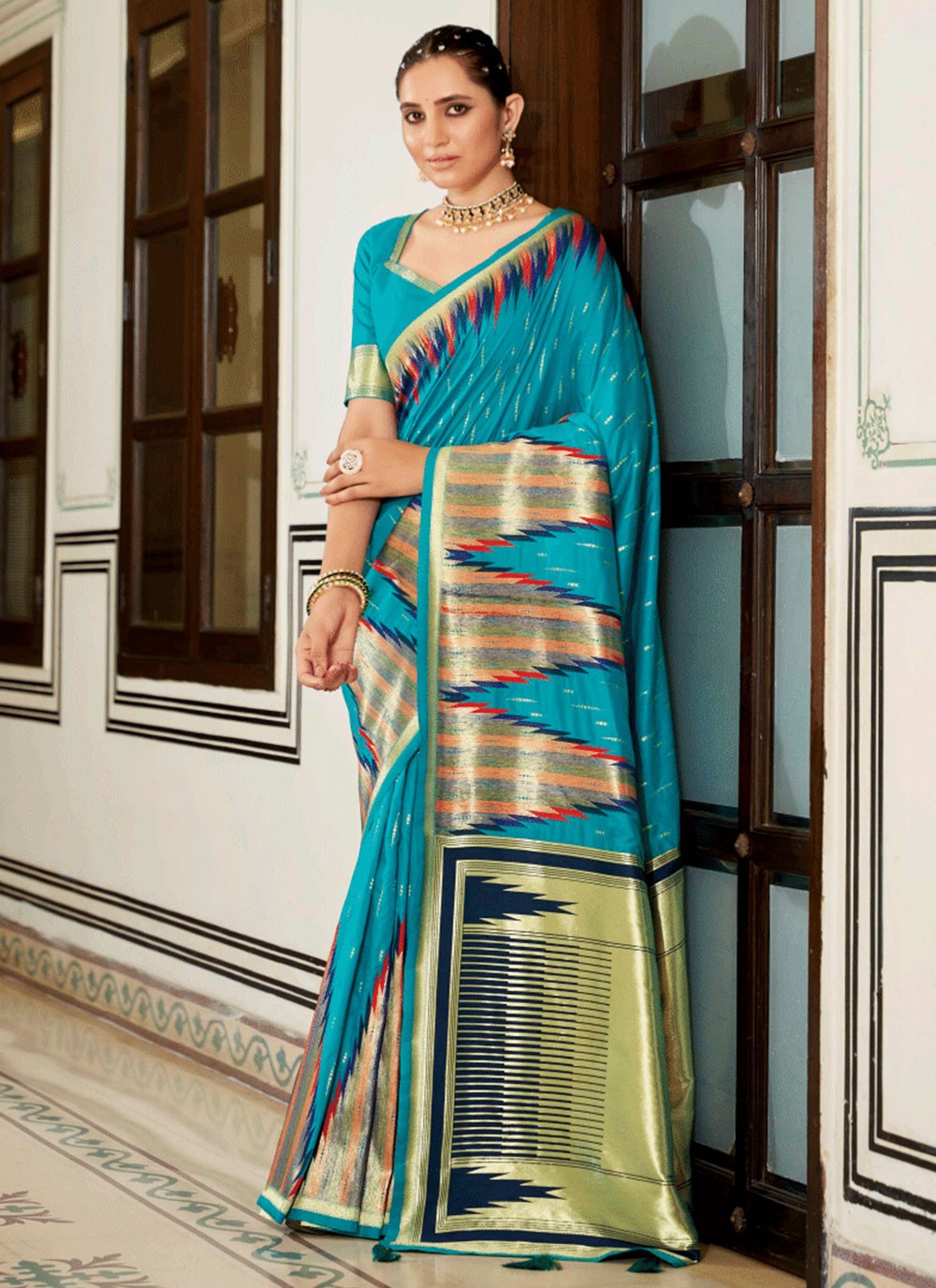 Classic Woven Silk Saree - S6476