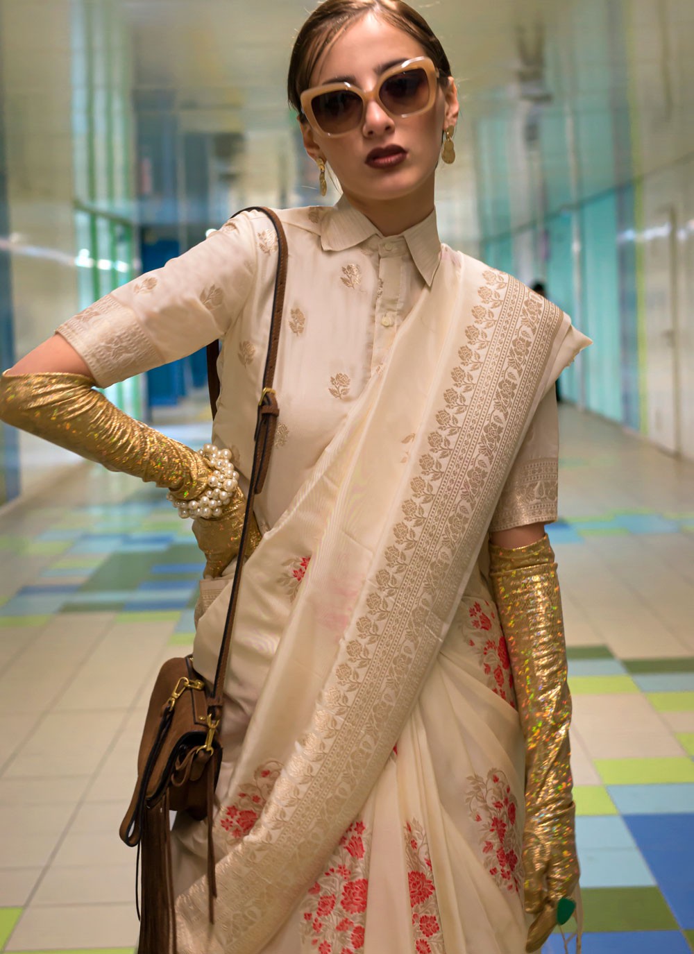 Classic Weaving Zari Silk Saree - S7531
