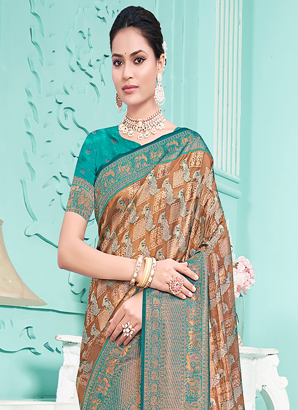 Classic Woven Silk Saree - S6605