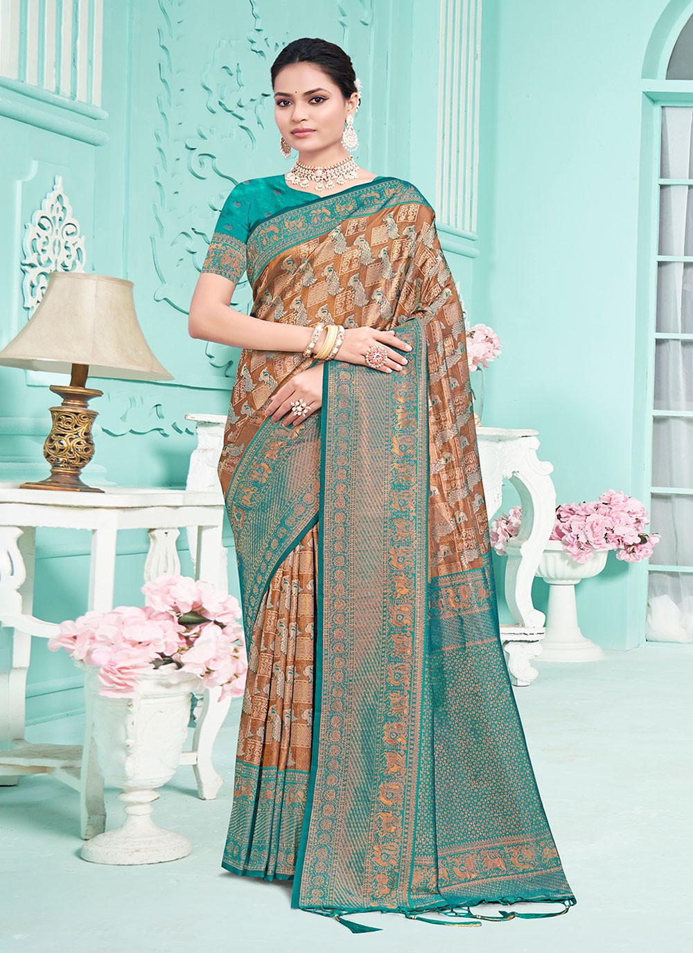 Classic Woven Silk Saree - S6605