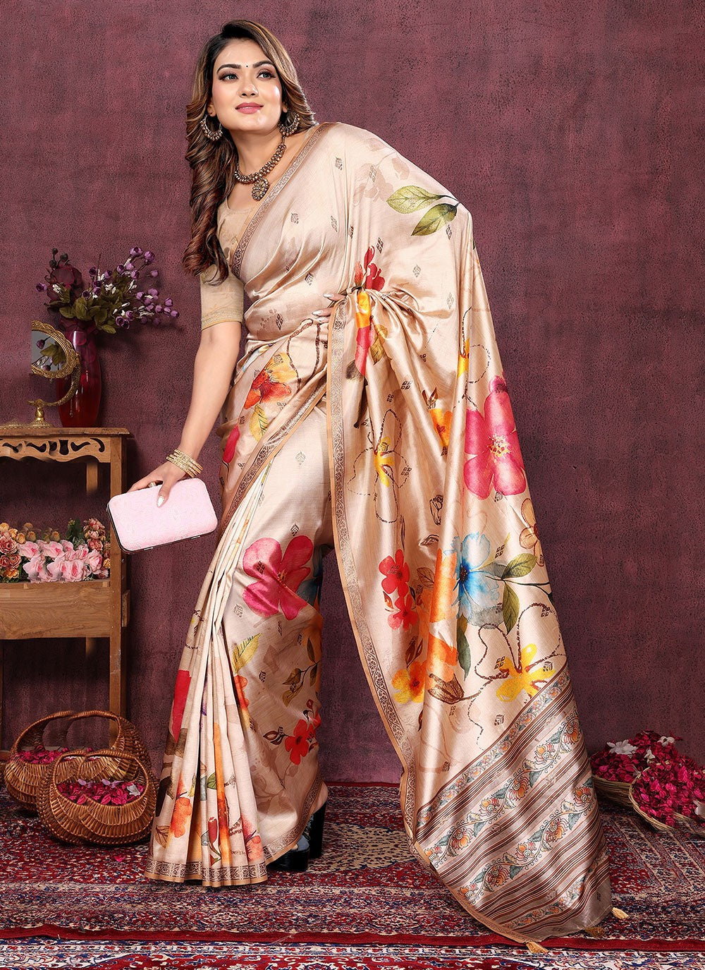 Classic Weaving Zari Silk Saree - S7051