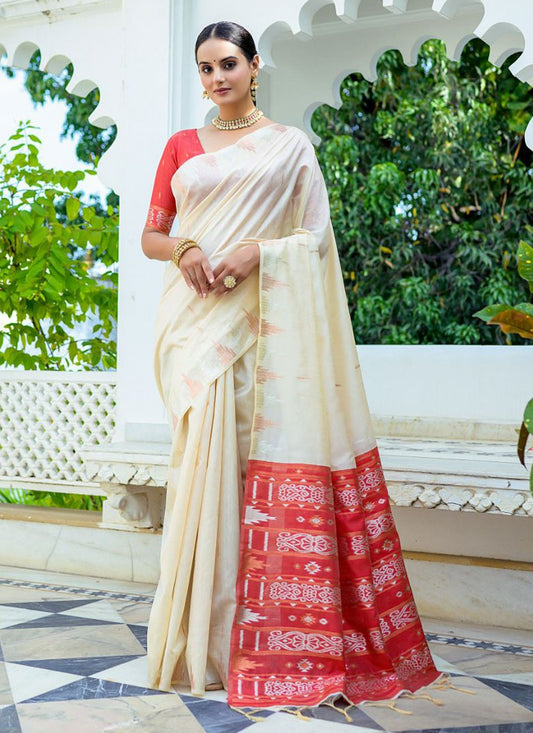 Trendy Woven Silk Saree - S4339