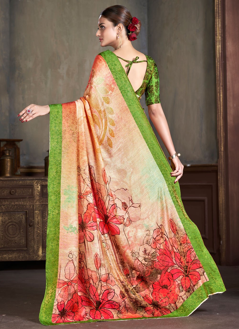 Classic Jacquard Work Silk Saree - S7402