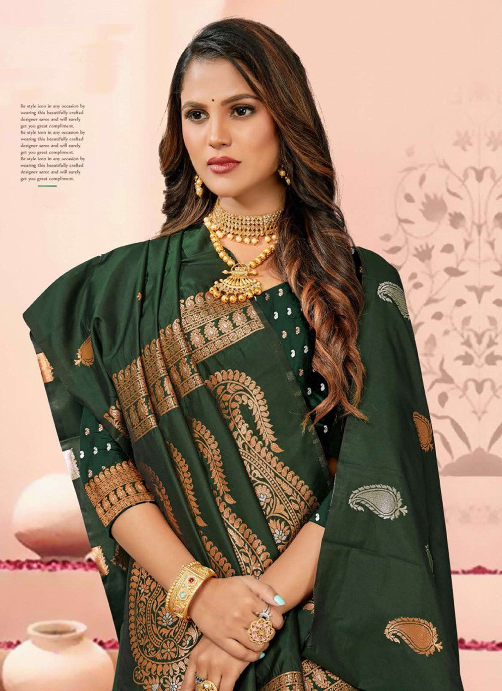 Traditional Weaving Zari Silk Saree - S7343
