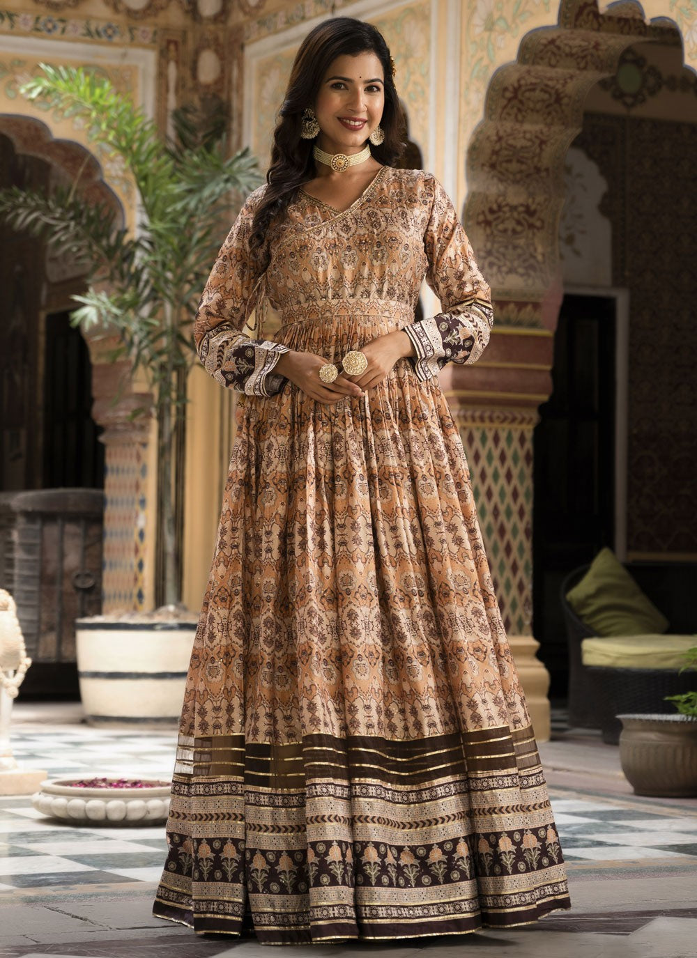 Silk Gown - G1226