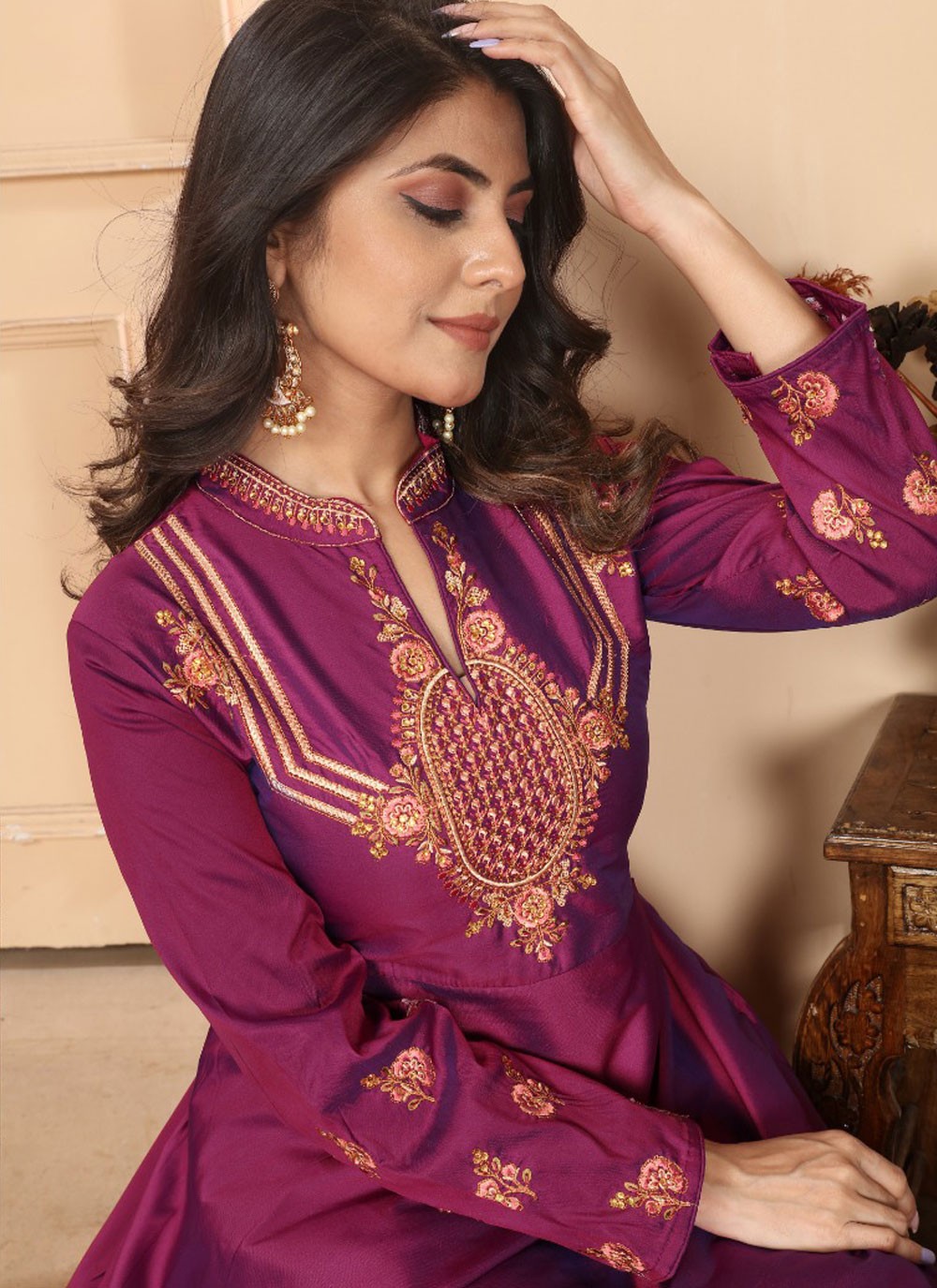 Silk Gown - G1447