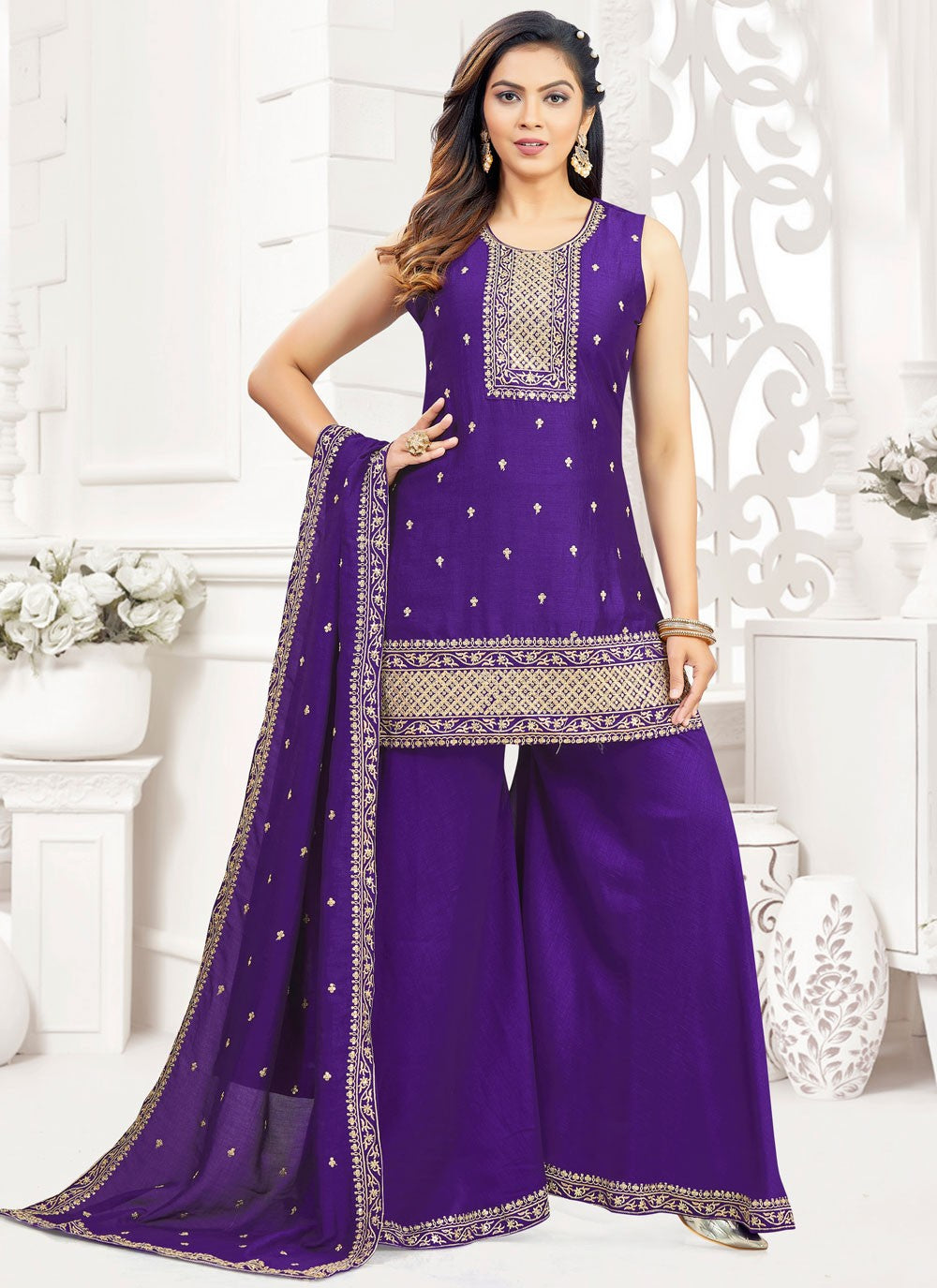 Archive Embroidered 316300 Violet T6681