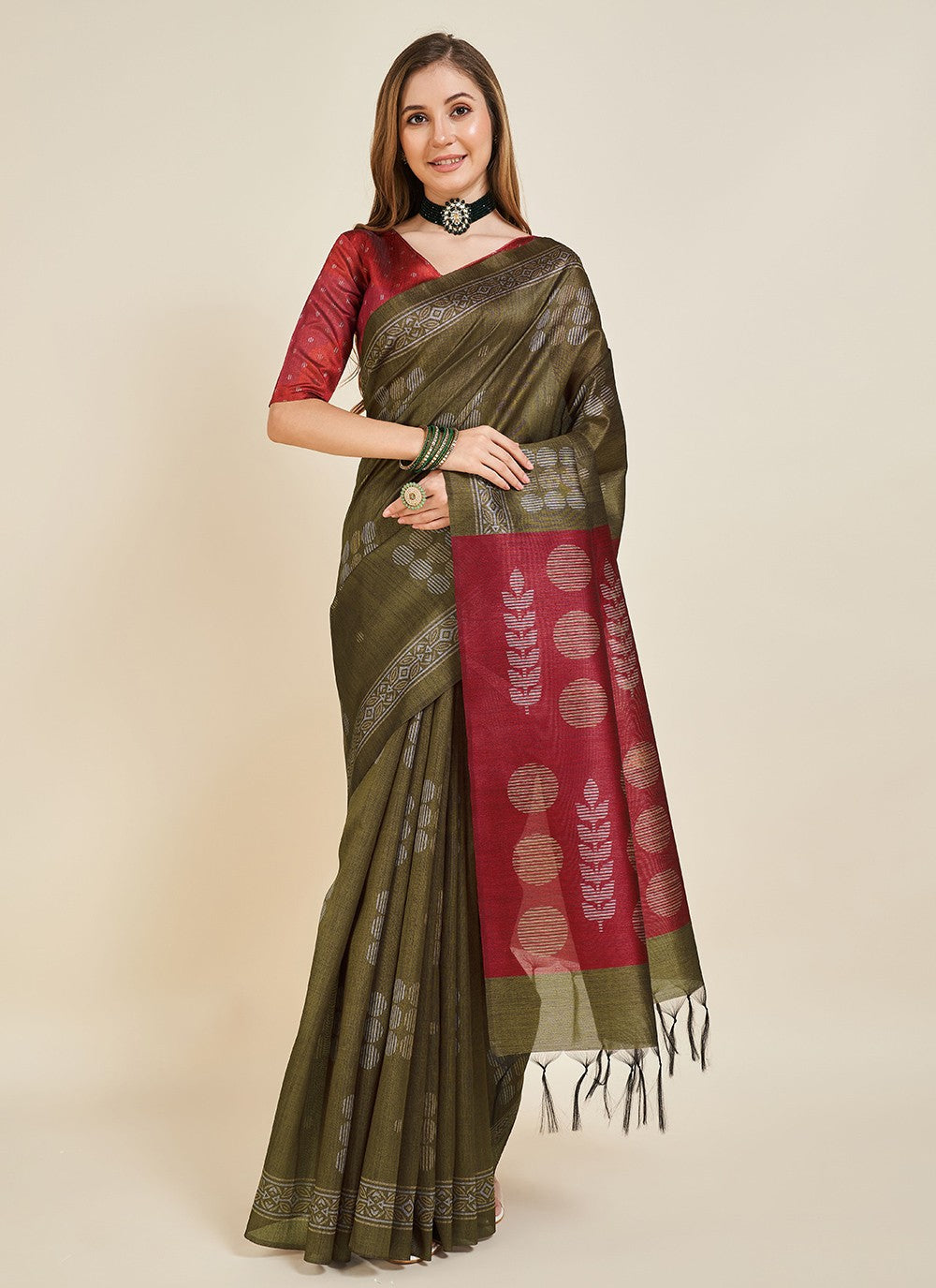 Casual Weaving Zari Silk Saree - S5547
