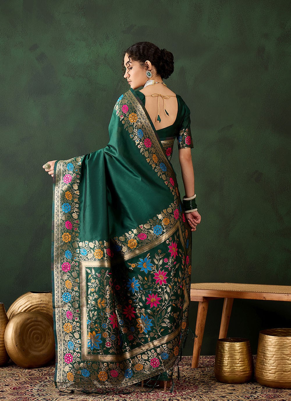 Classic Jacquard Work Silk Saree - S8307