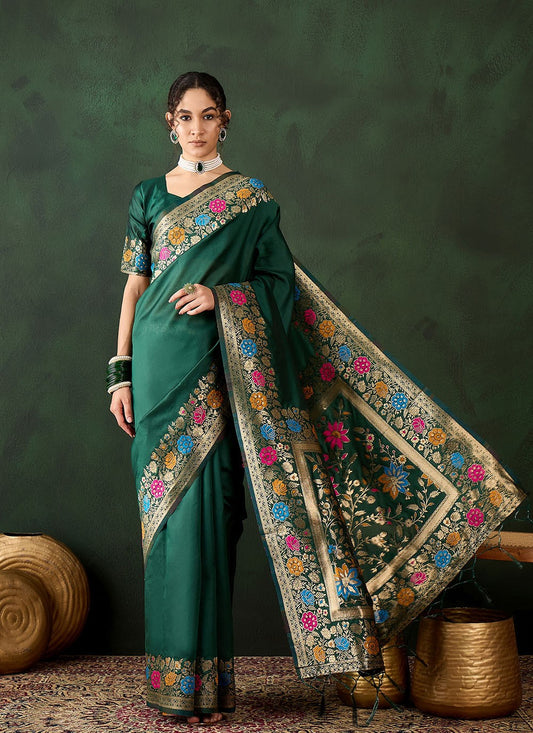 Classic Jacquard Work Silk Saree - S8307