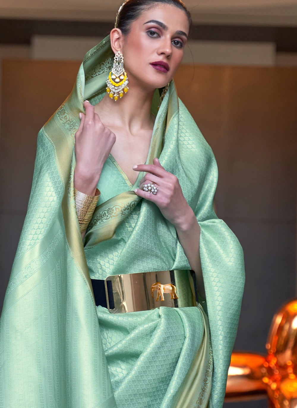 Classic Weaving Zari Silk Saree - S3672