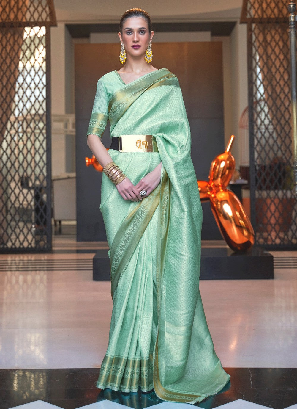 Classic Weaving Zari Silk Saree - S3672