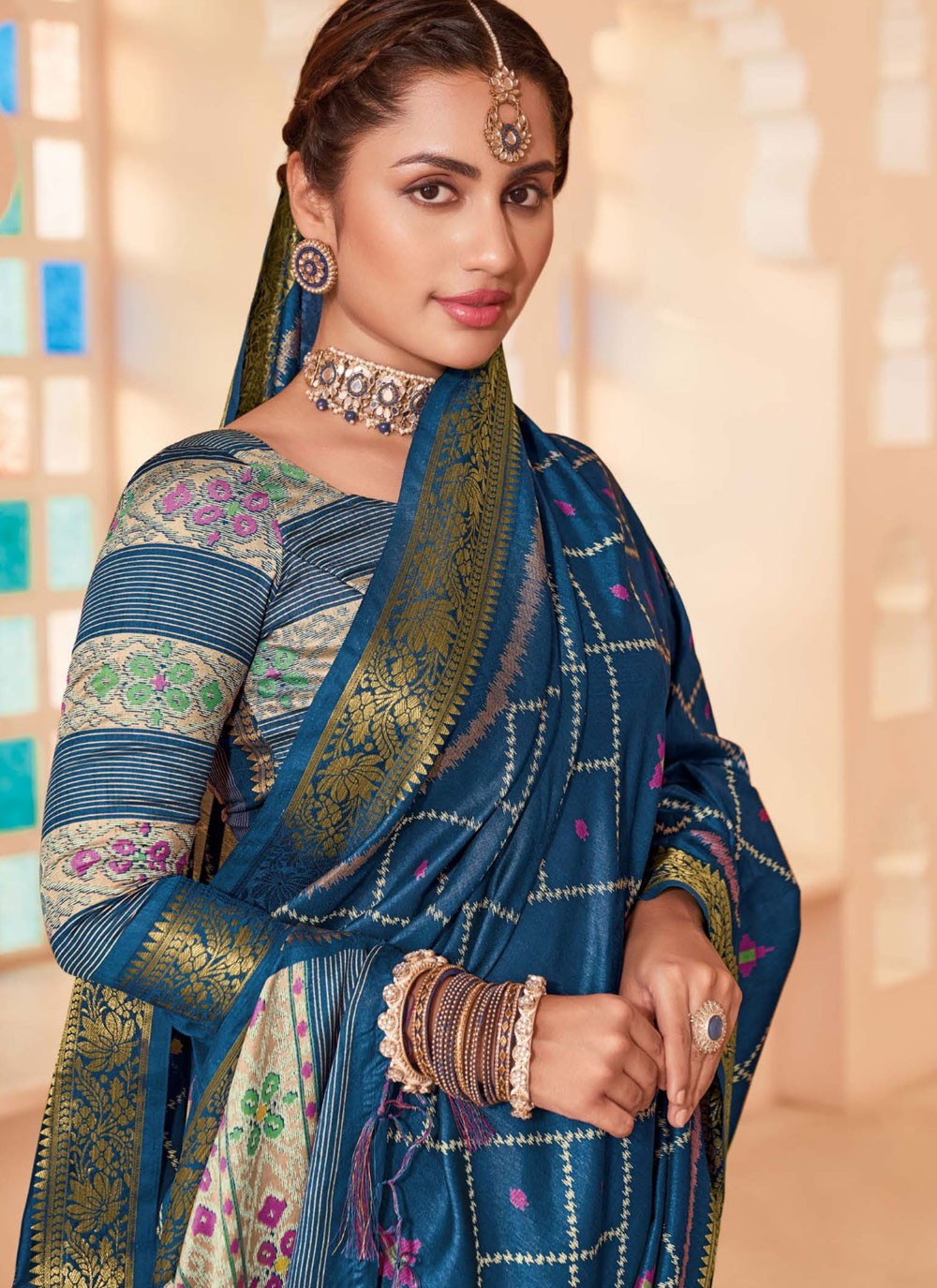 Designer Strips Morpeach Silk S12798
