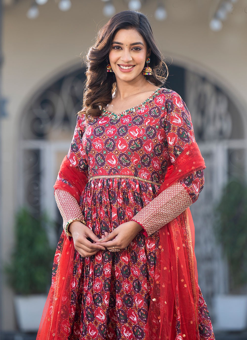 Georgette, Silk Gown - G1291